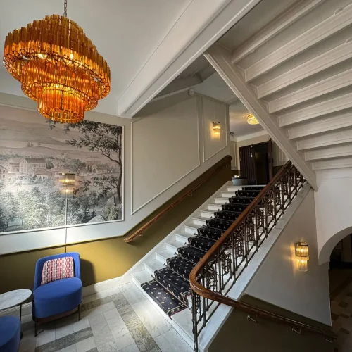 Grand Hotel Alingsås stepway wall decoration 1 floor